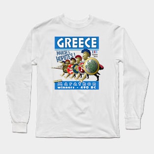 Greece - Olympics 2024 - March of the Hoplites! Long Sleeve T-Shirt